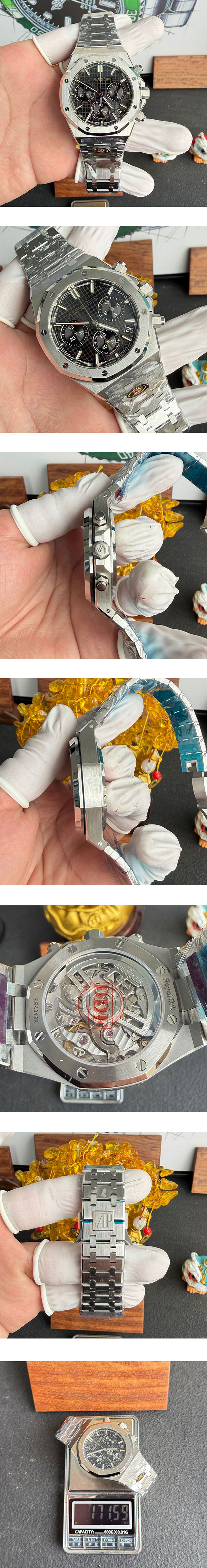 【DDF工場 ブラック】オーデマピゲコピー ロイヤルオーク クロノグラフ26240ST.OO.1320ST.06 50周年記念